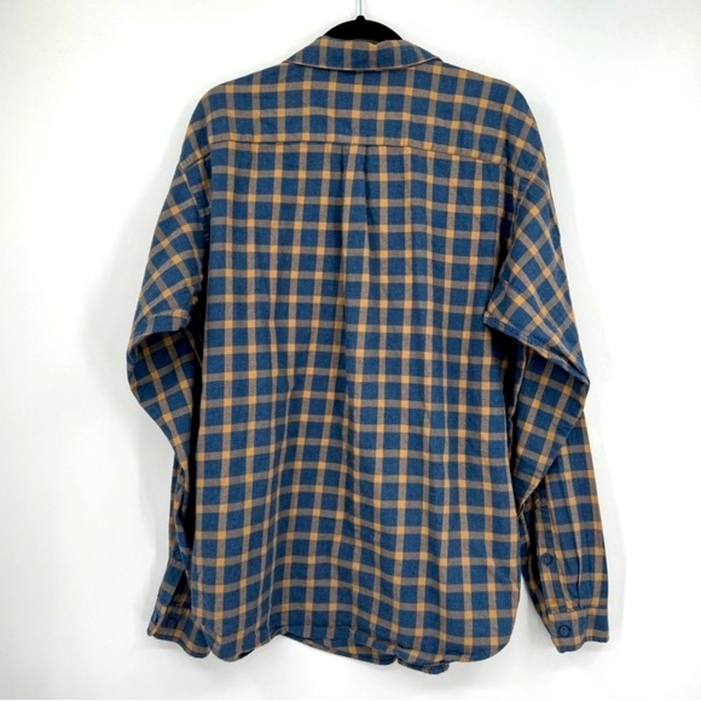 Patagonia Men's Plaid Striped Collared Long Sleeve Organic Cotton Buttondown - Picture 10 of 12